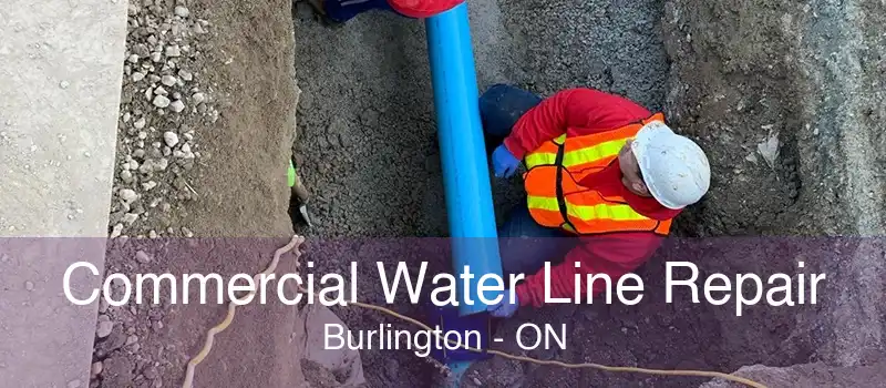 Commercial Water Line Repair Burlington - ON