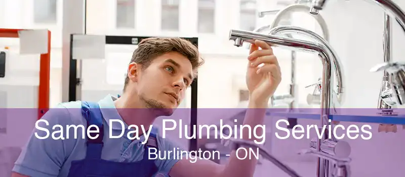 Same Day Plumbing Services Burlington - ON